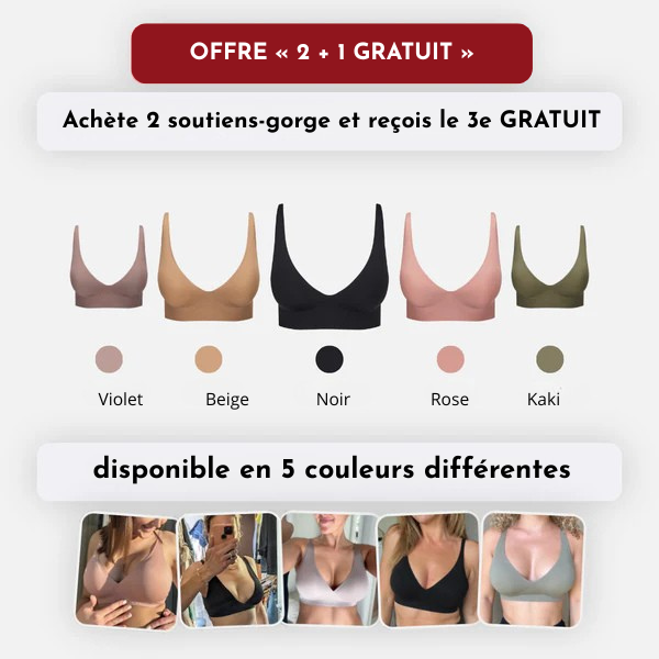 Soutien-gorge confort Everya sans coutures et sans armatures